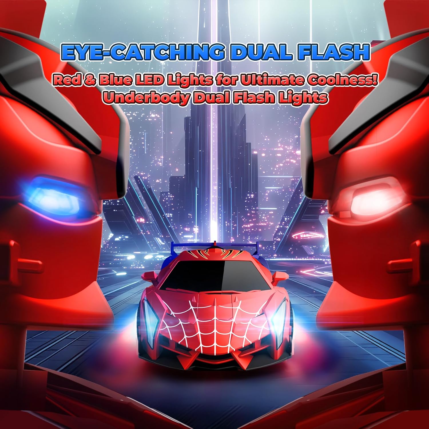 Thumbnail 1 de Remote Control Transform Car 2.4GHz for Ages 3–12