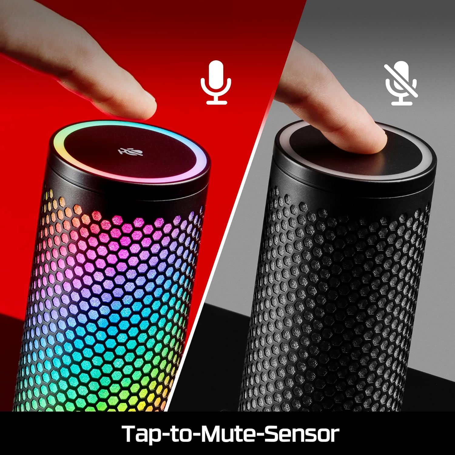 Thumbnail 3 de HyperX QuadCast 2 S USB-Mikrofon mit RGB, Tap-to-Mute und 4 Richtcharakteristiken