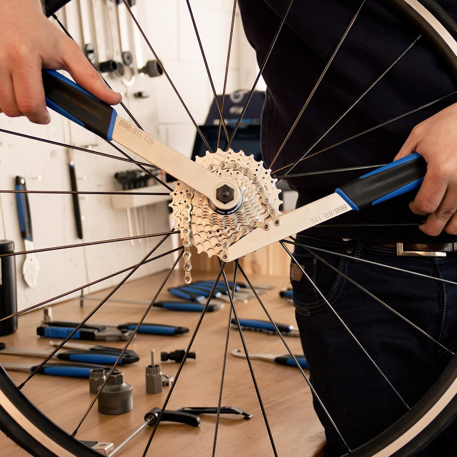 Detalle de BBB Cycling BTL-11 – bacik do kasety 7–11-rzędowej ze stali nierdzewnej