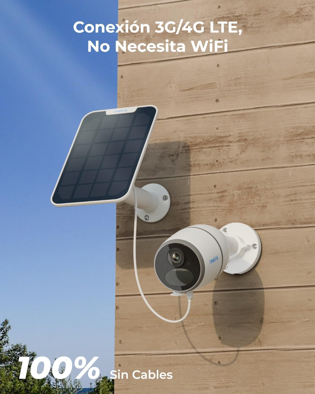 Detalle 2 de Reolink 4MP Cámara Vigilancia 4G Solar