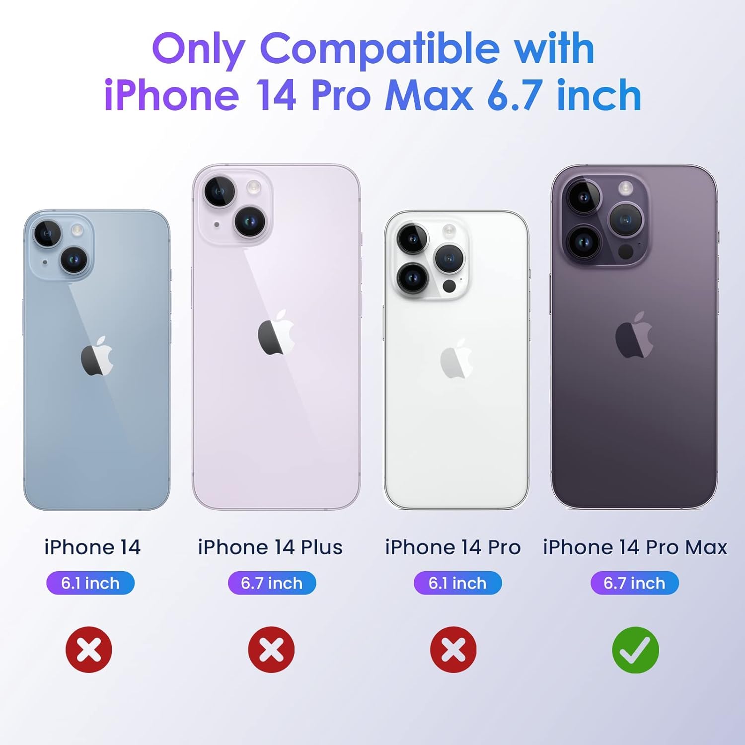 Thumbnail 4 de XTCASE Coque iPhone 14 Pro Max – Protection caméra coulissante, ultramince et antidérapante, Noir