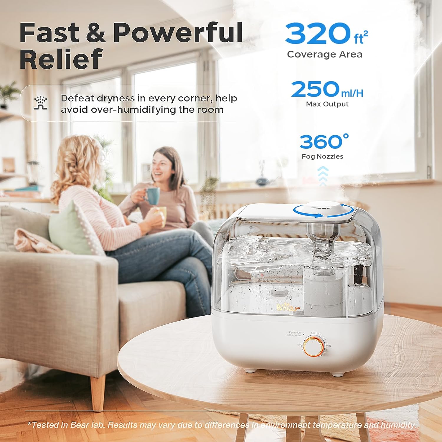 Detalle 2 de BEAR 5L Top-Füllung Luftbefeuchter 360°