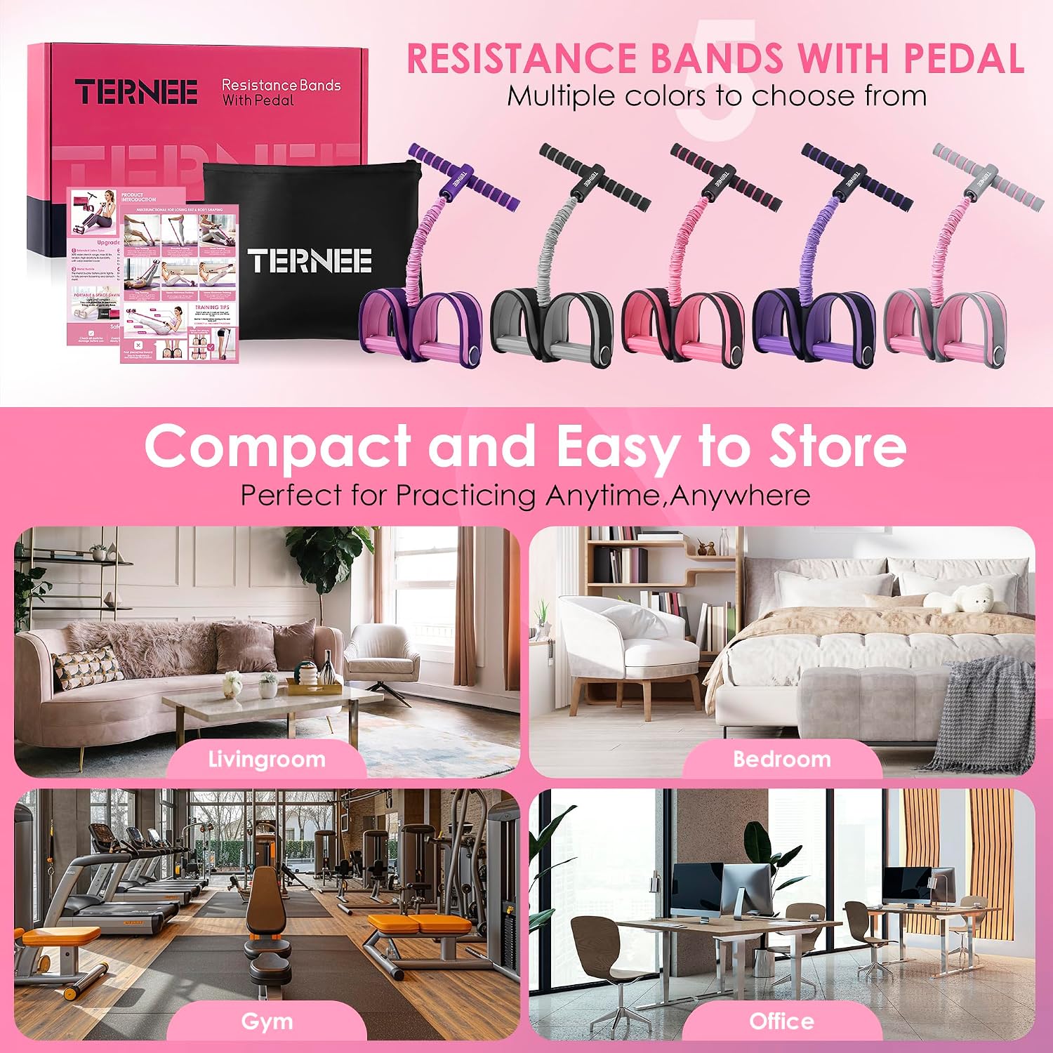 Thumbnail 6 de Pedal Resistance Bands, Latex