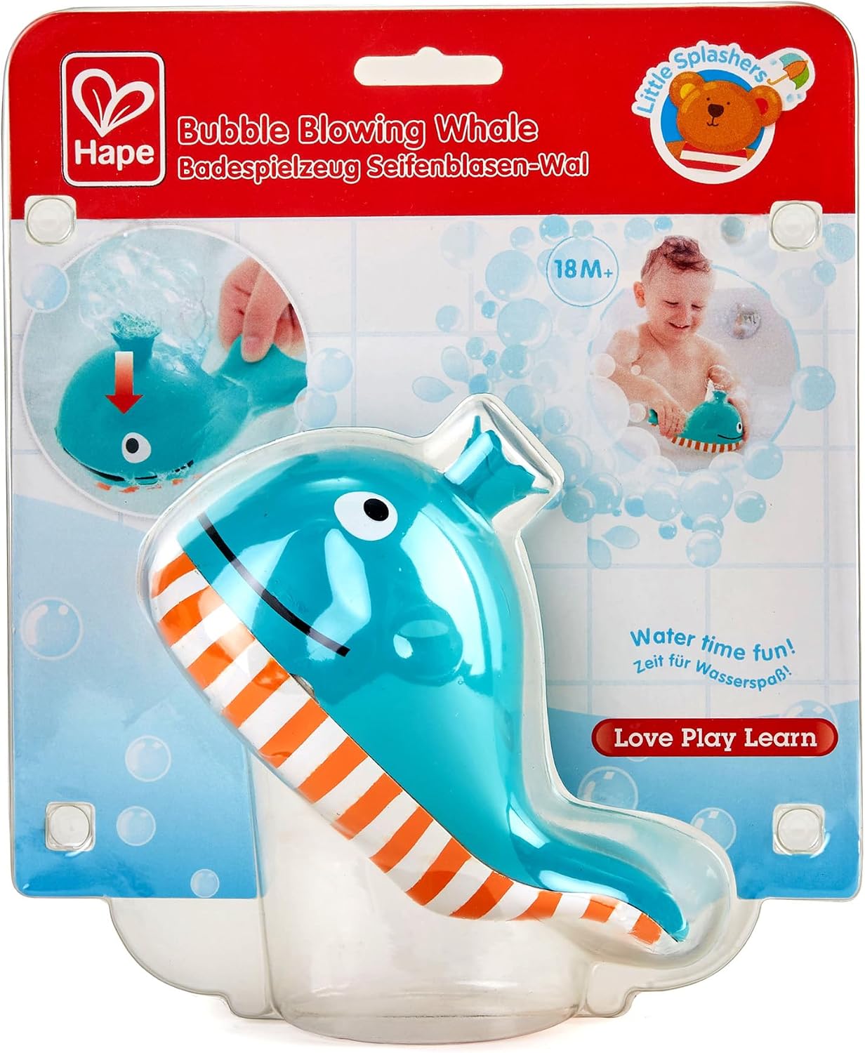 Detalle de Hape Bubbling the Whale Bubble Blower