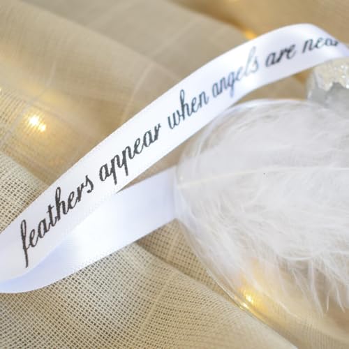 Thumbnail 7 de Baby Feet Feather Memorial Bauble Heart by CharmedMemories