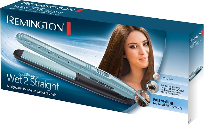 Thumbnail 1 de Remington Wet2Straight 2 en 1: plancha y secador de cabello 💇‍♀