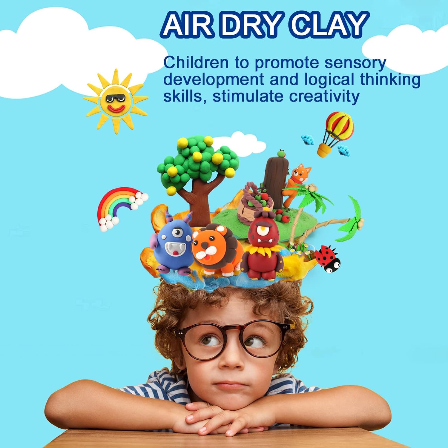 Thumbnail 6 de QMAY Air Dry Clay 48 Colours Pack