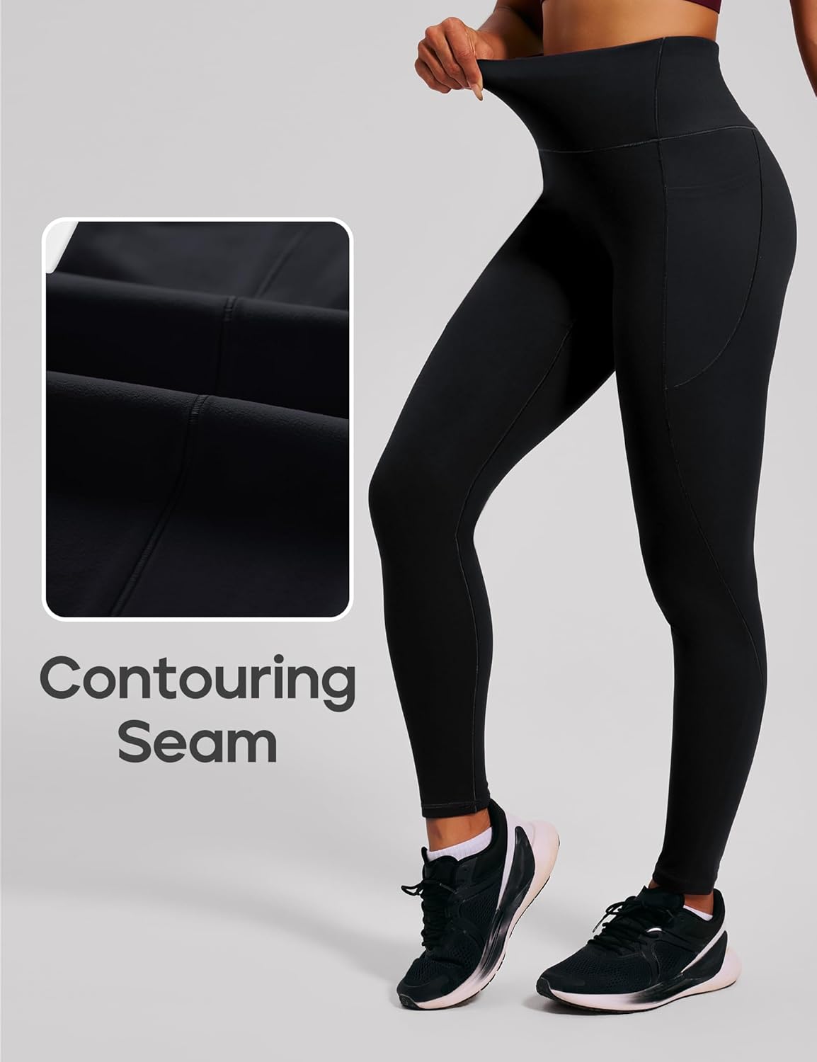 Thumbnail 2 de Heathyoga Scrunch Butt Lifting Leggings with Pockets (No Front Seam) — Tummy Control Yoga Pants