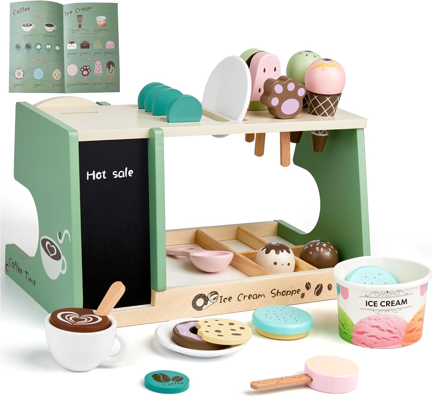 Detalle 2 de medoga Gioco gelato 28 pezzi