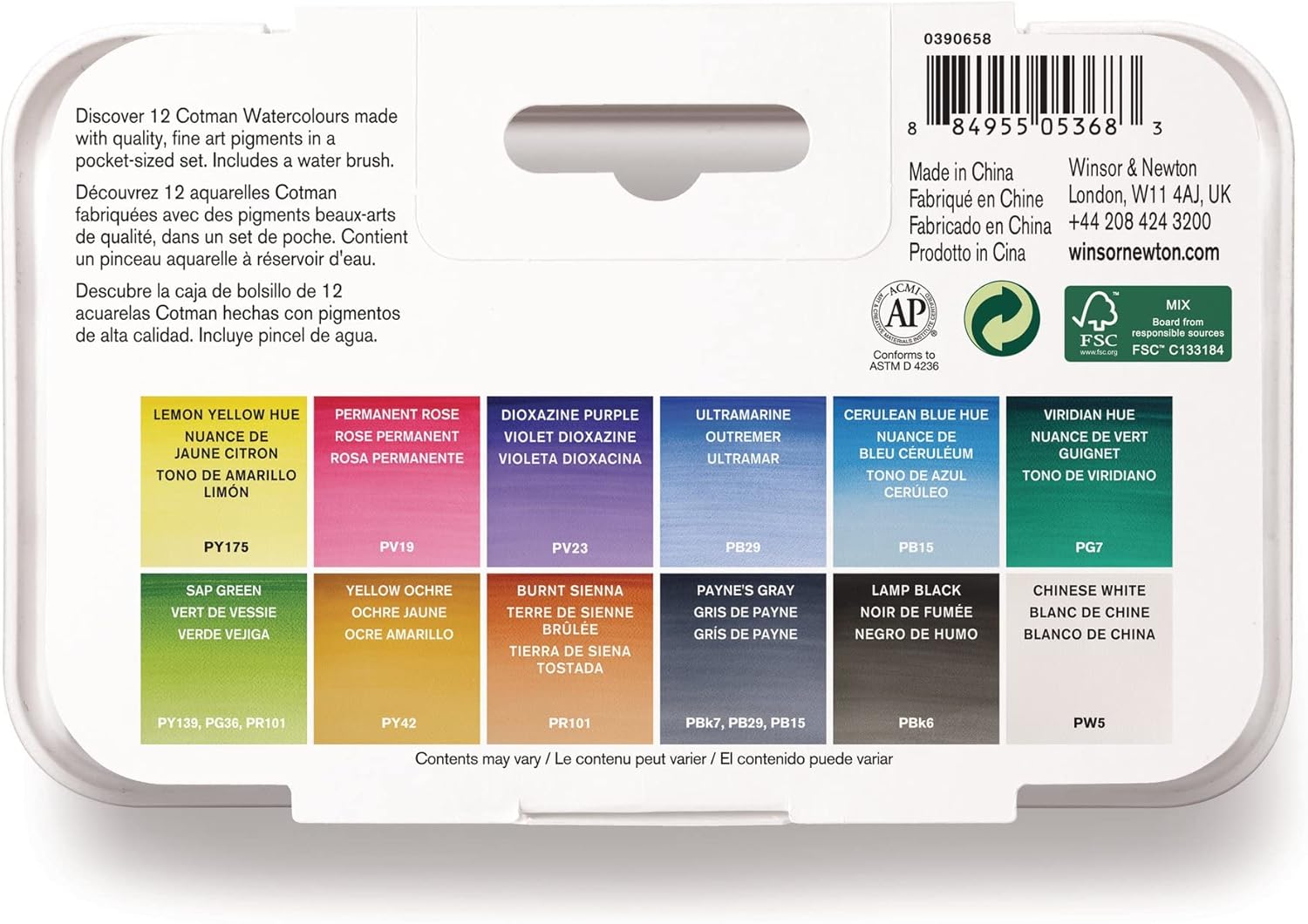 Thumbnail 2 de Winsor & Newton Cotman 12 Aquarelle 🖌️