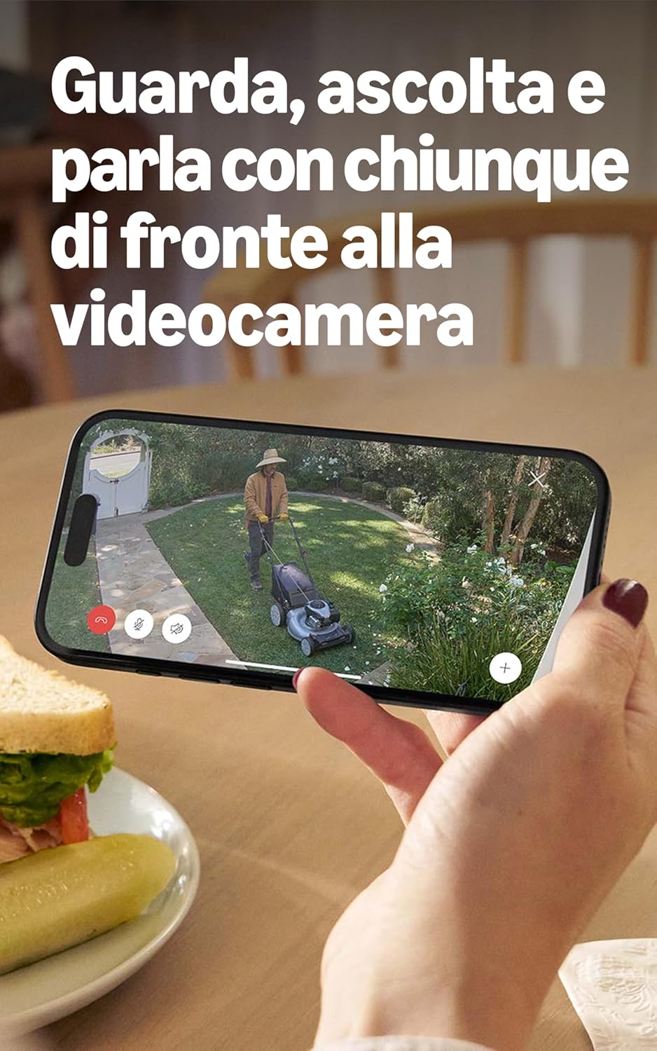 Detalle de Ring Stick Up Cam videocamera esterna 1080p