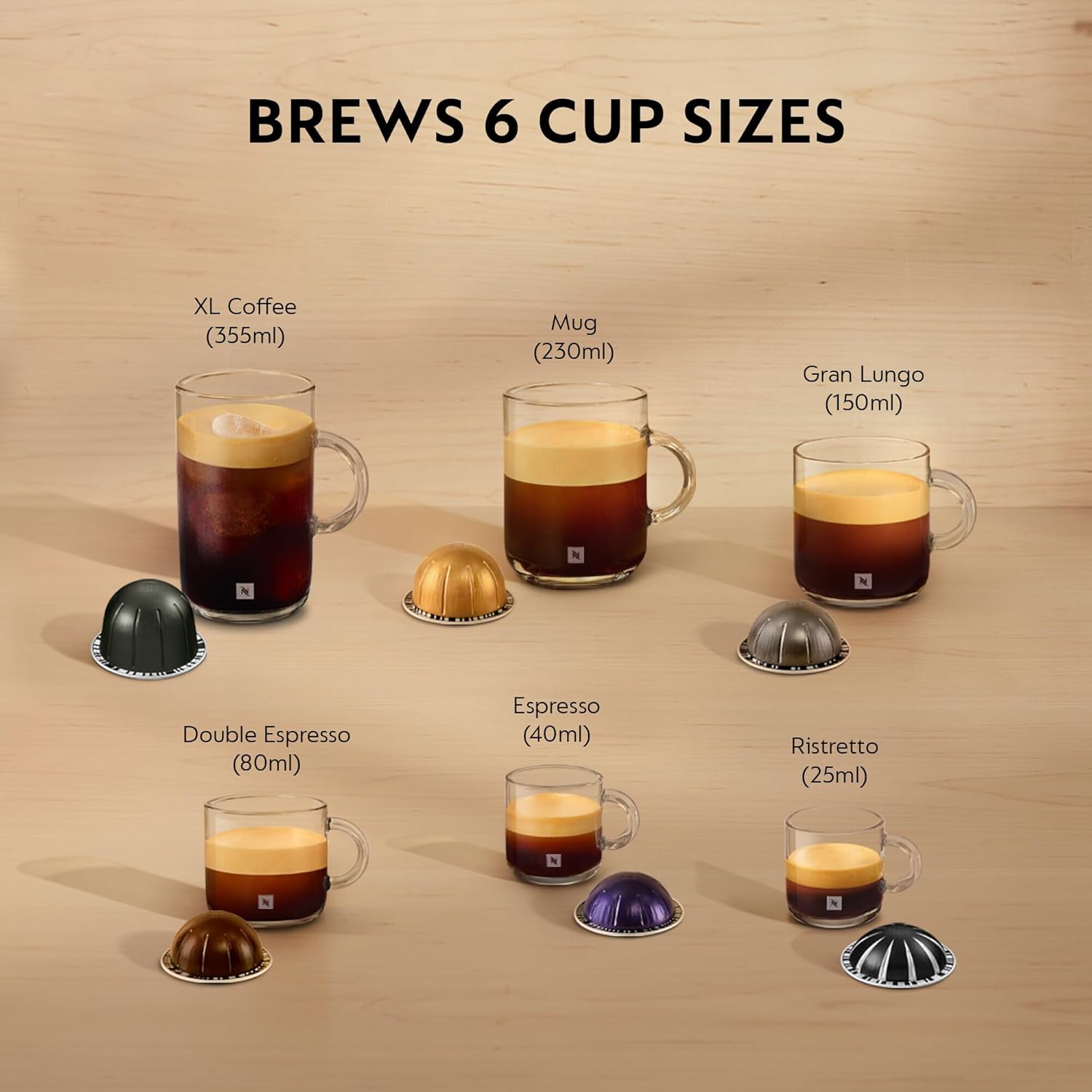 Thumbnail 6 de Nespresso Vertuo Pop Coffee Machine by De'Longhi: Compact, Versatile, with 6 Cup Sizes