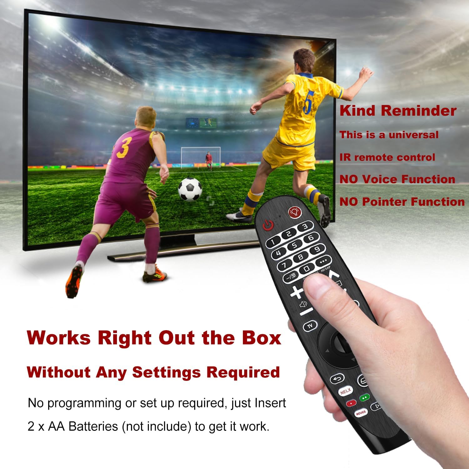 Thumbnail 5 de Telecomando retroilluminato compatibile LG