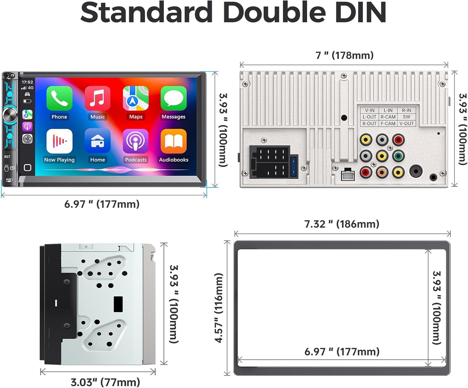 Thumbnail 6 de Kissound 7-inch Double Din Car Stereo 240W