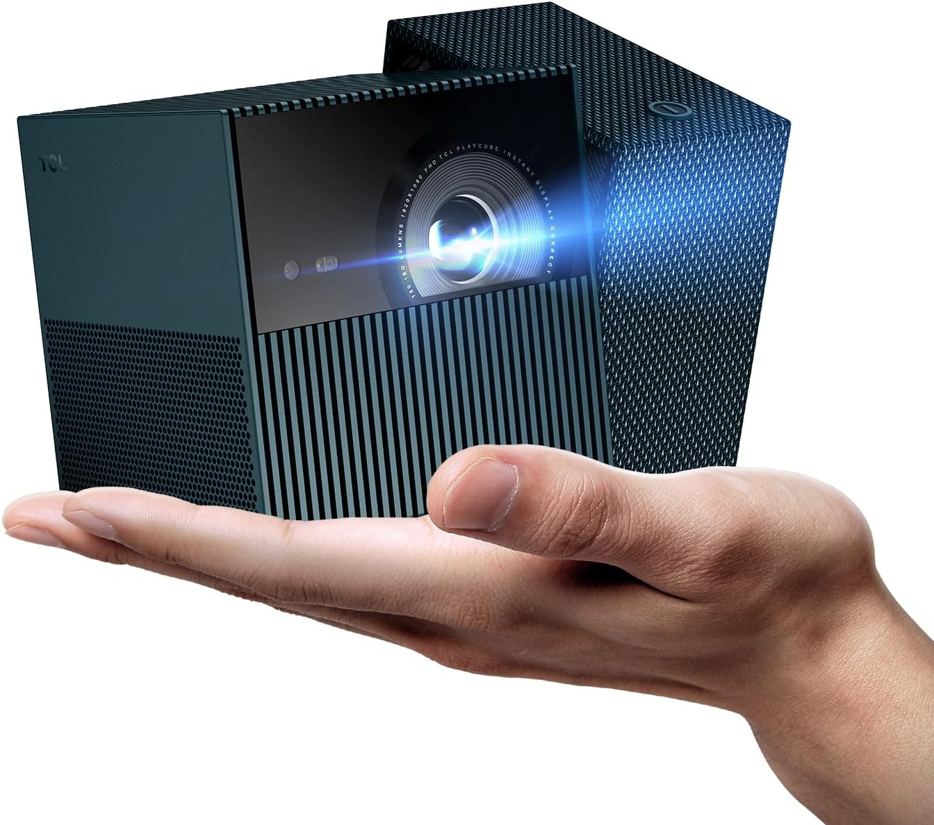 Detalle de TCL PlayCube DLP Mini Beamer 4K mit Akku – kompakt, hell und flexibel