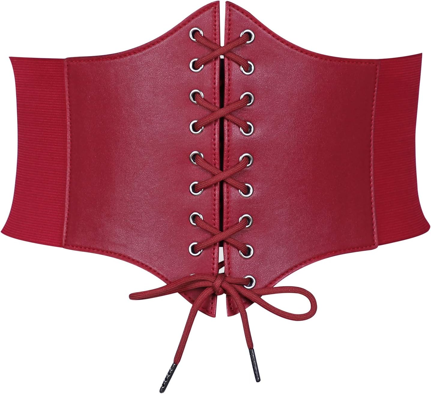 Detalle de JASGOOD Women's Corset Belt Faux Leather