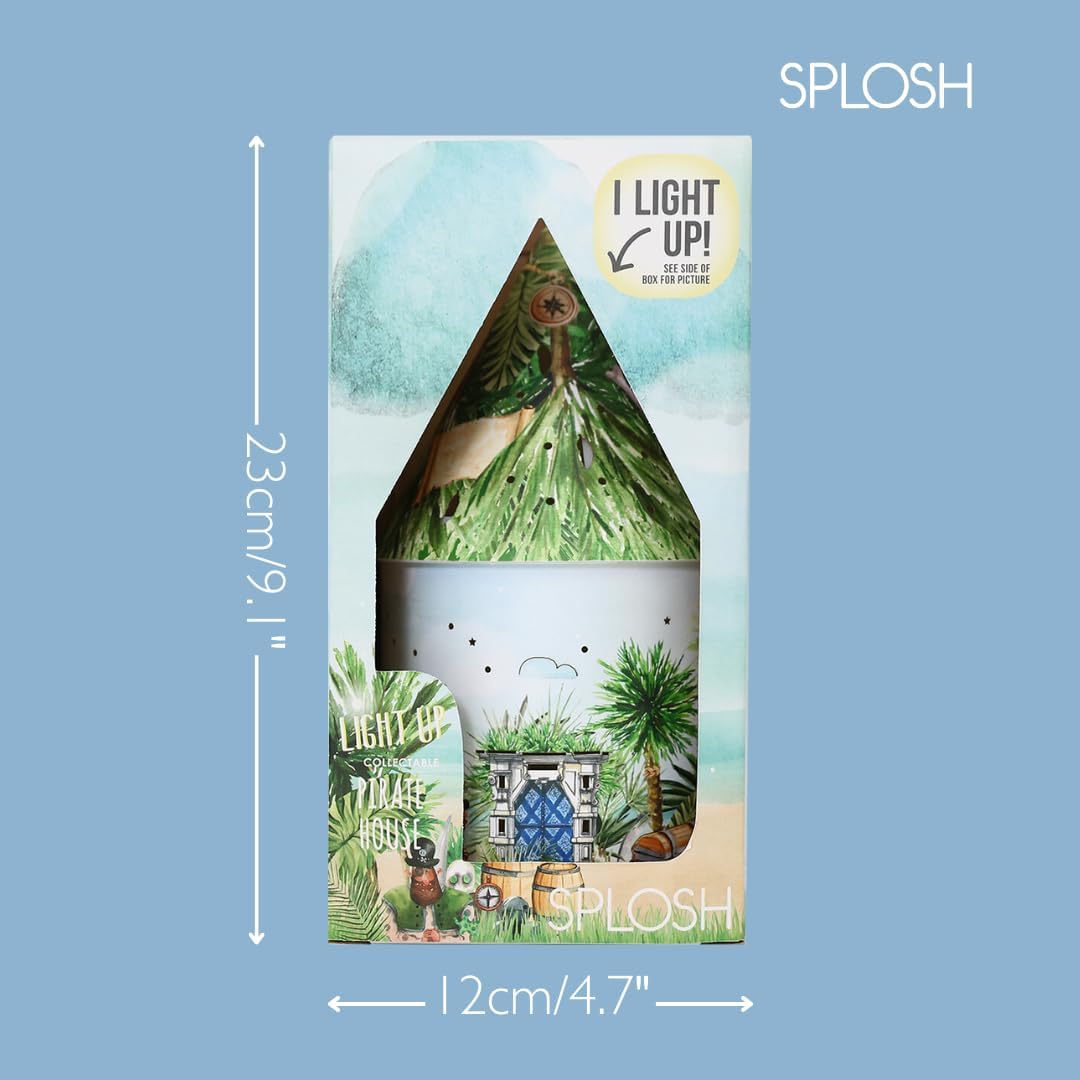 Detalle de Splosh Light Up Fairy House – Pirate Party kids’ nightlight house