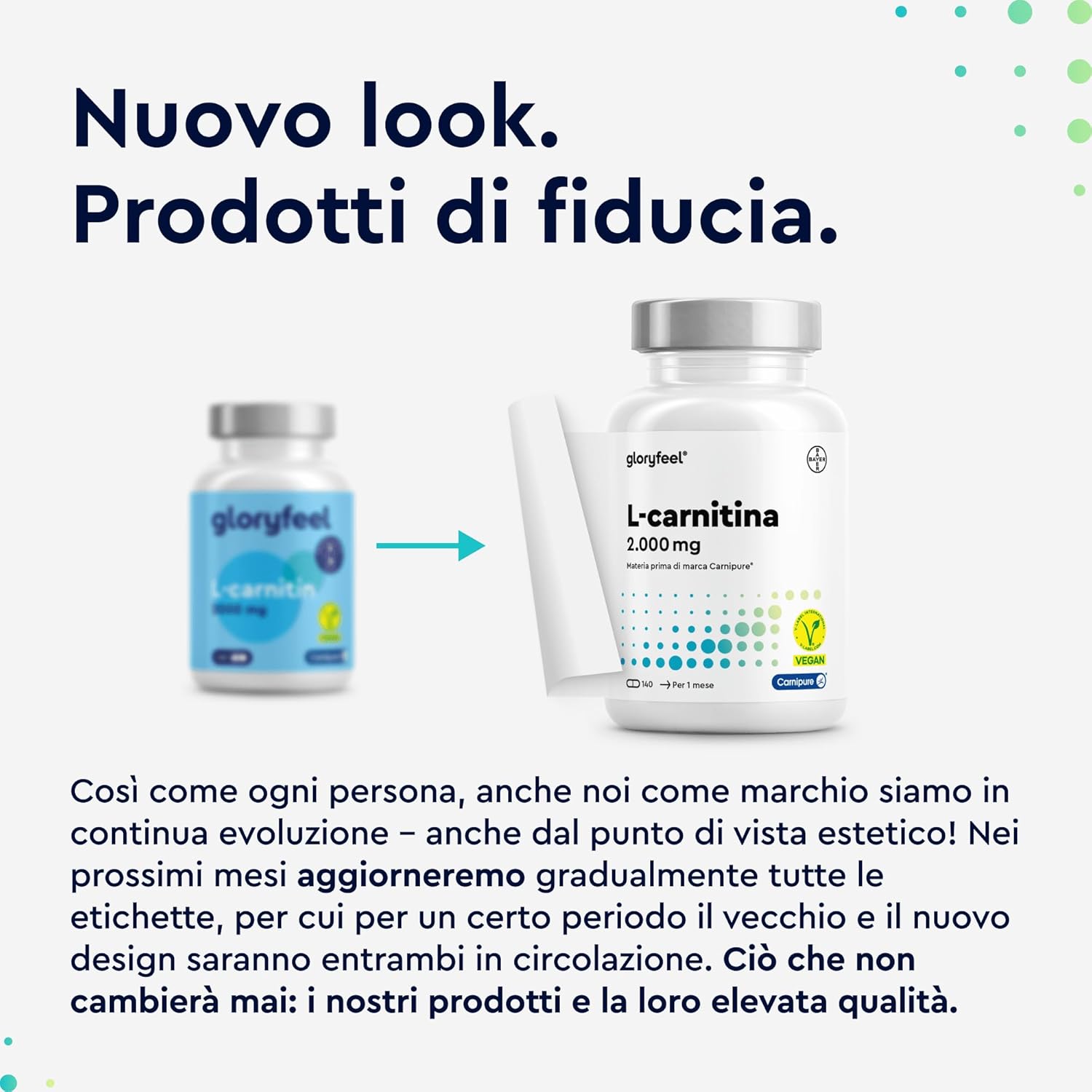 Detalle 2 de L-Carnitina 2.000mg Capsule Integratore 💊