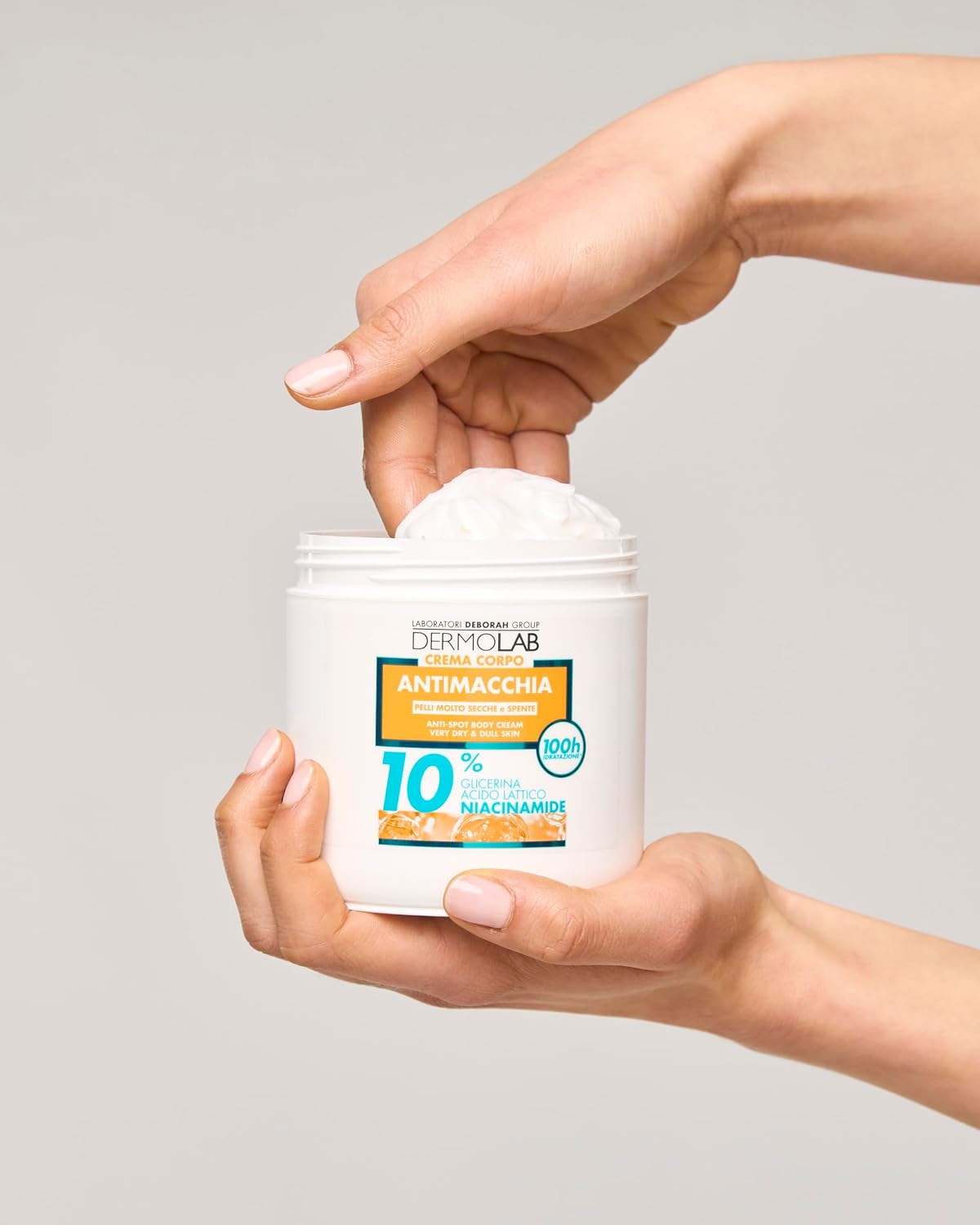 Detalle de Dermolab Crema Corpo Idratante Antimacchia 400 ml con Niacinamide 10%