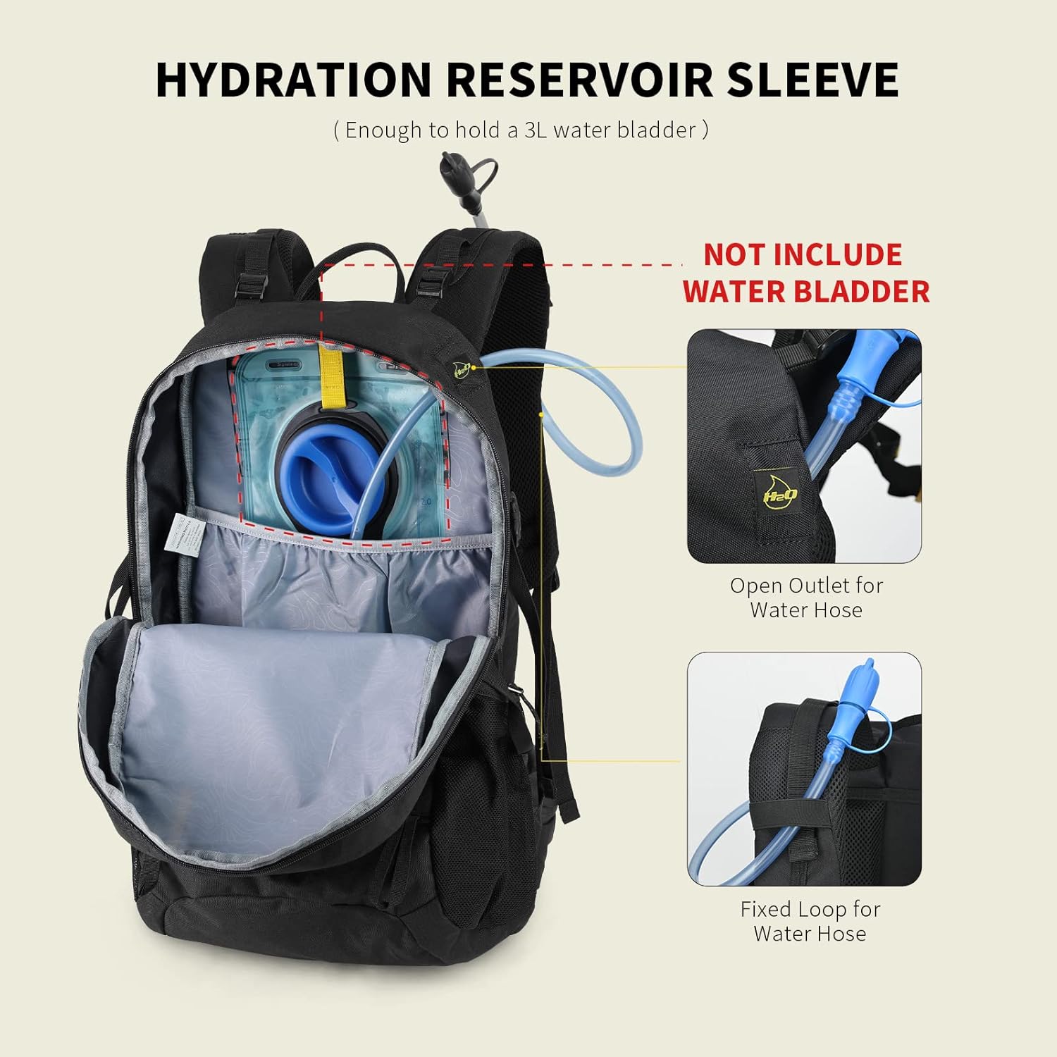 Detalle 1 de SKYSPER BOGDA 35 Wanderrucksack 35 L