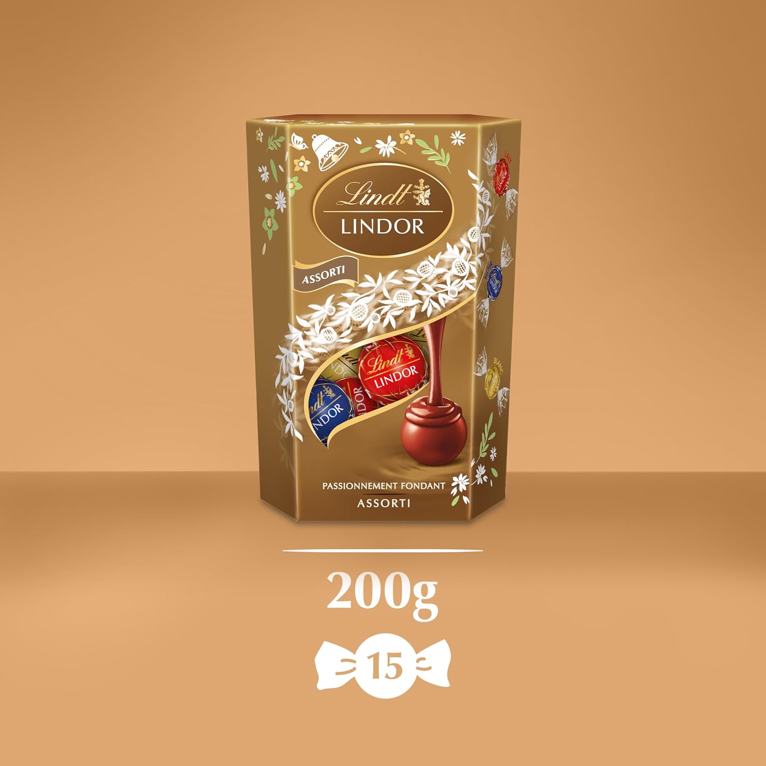 Detalle 2 de Lindt LINDOR Cornet de Pâques 200 g
