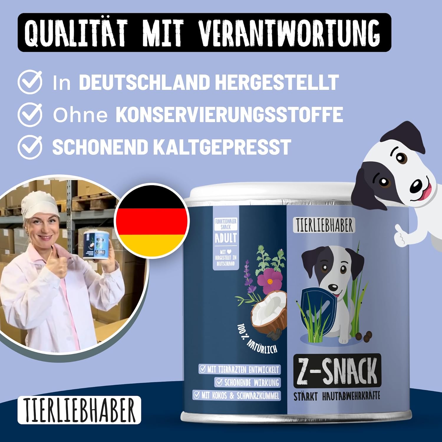 Thumbnail 4 de TIERLIEBHABER Z-Snack 350g Belohnung für Hunde 🍖