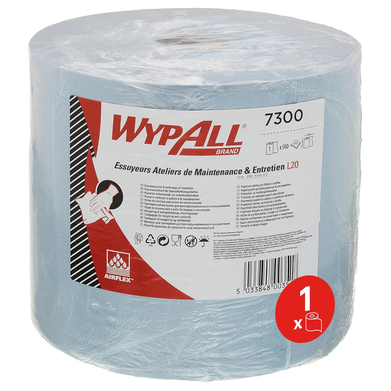 WypAll L20 Essuie-tout 500 formats 🧻