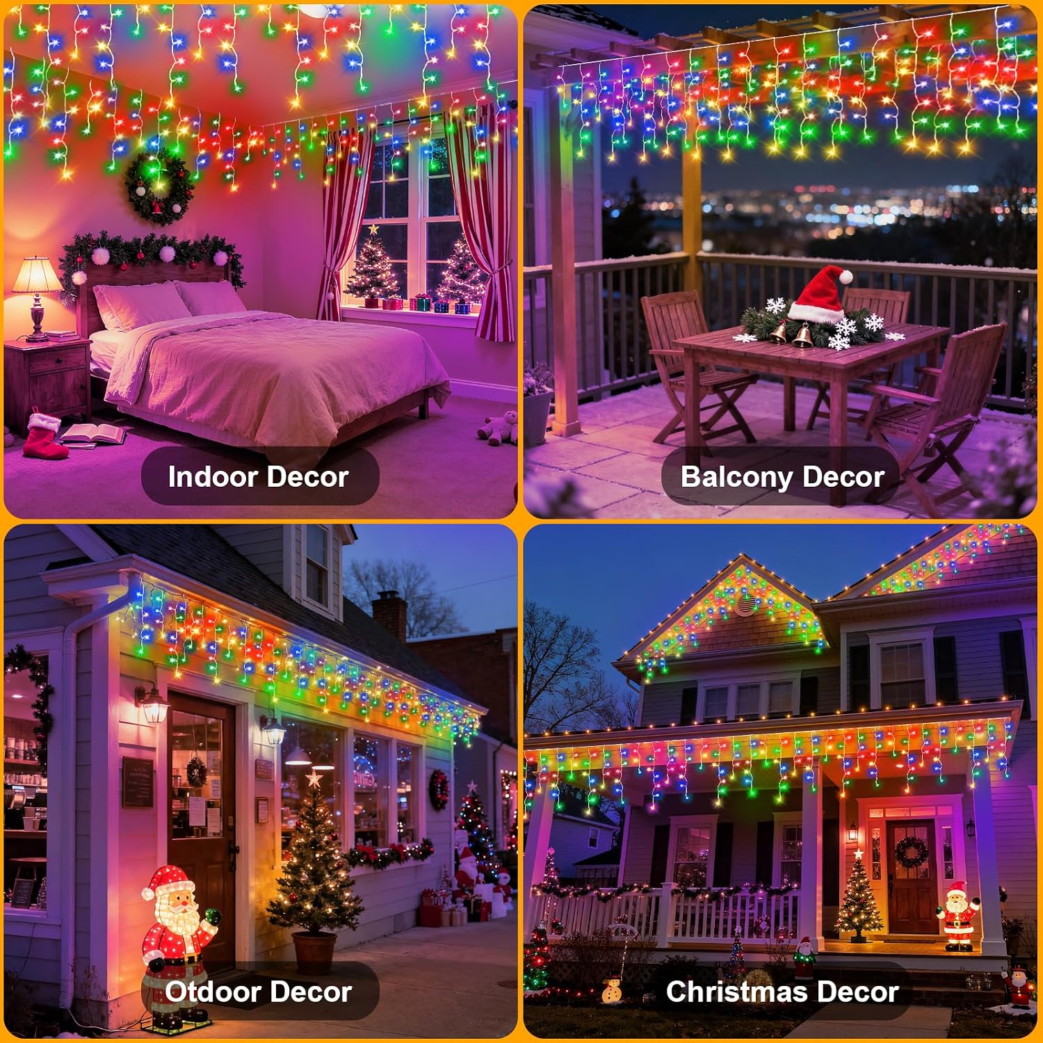 Thumbnail 6 de cshare Icicle Lights Outdoor 20M 480 LEDs