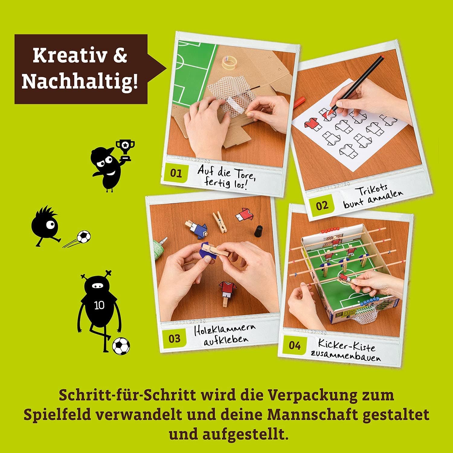 Thumbnail 3 de Kosmos AllesKönnerKiste Fußball Tisch-Kicker