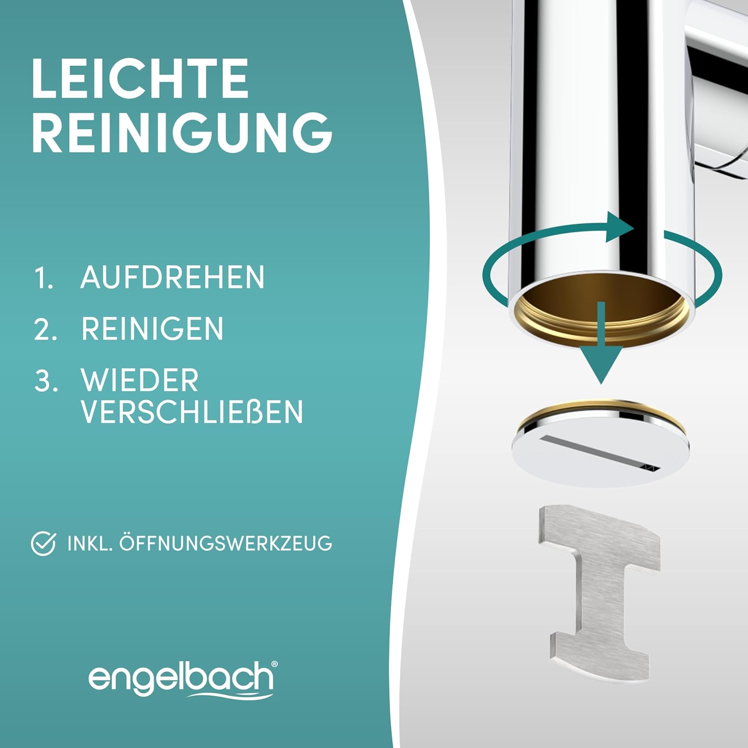 Thumbnail 4 de Engelbach Design Siphon 1 1/4" für Waschbecken