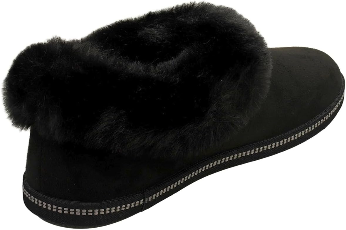 Detalle 2 de Skechers Women's SkechersSlippers with Memory Foam Faux Fur Lining