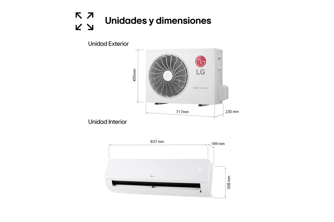Thumbnail 3 de LG CONFORT WIFI Z 9000 BTU (Outlet) con Garantía de por Vida