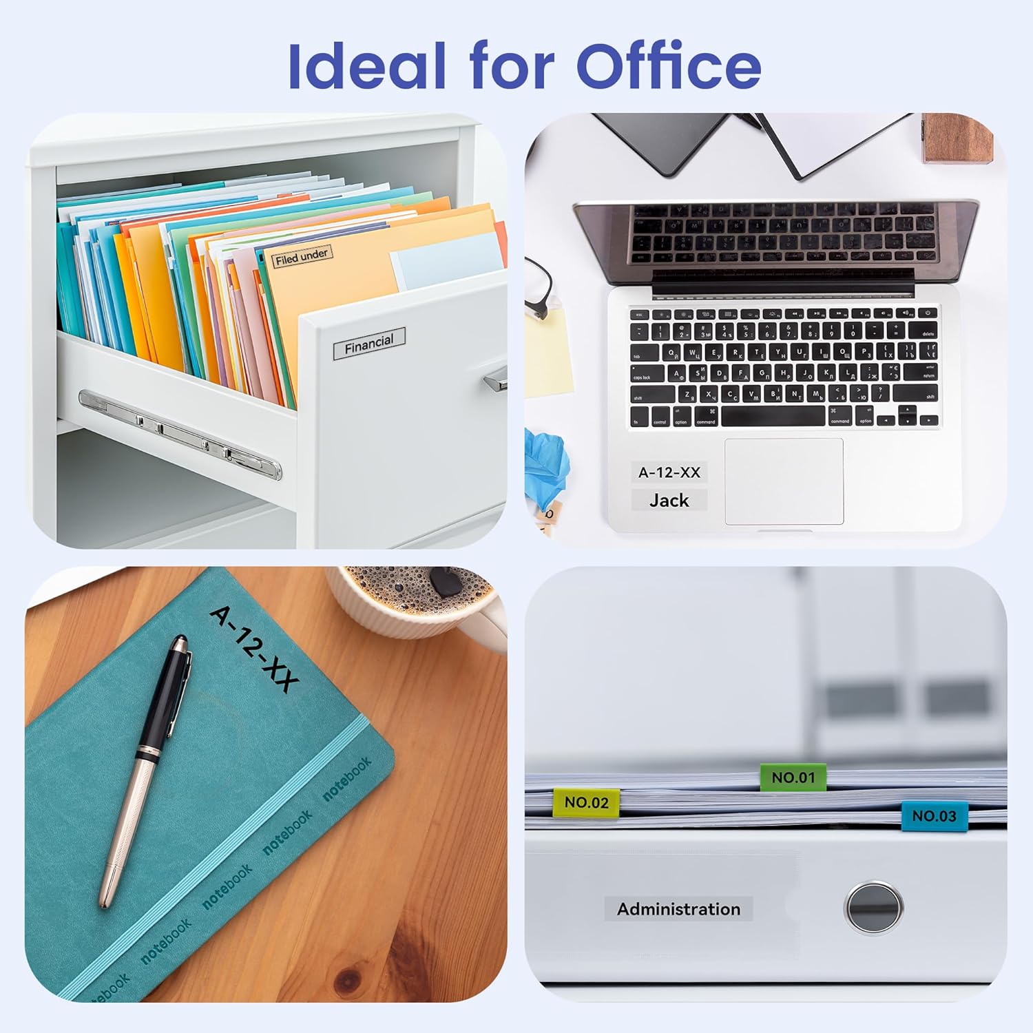 Thumbnail 4 de MarkField 12267 Transparent Etikettenband 12 mm 🏷️