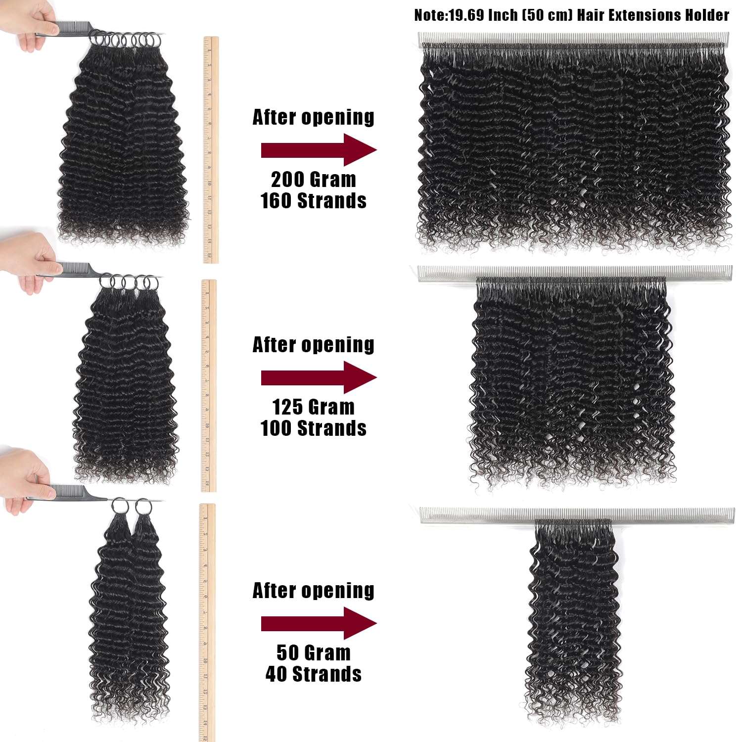 Thumbnail 1 de Human Crochet Hair 18 Inch Deep Wave 💇♀