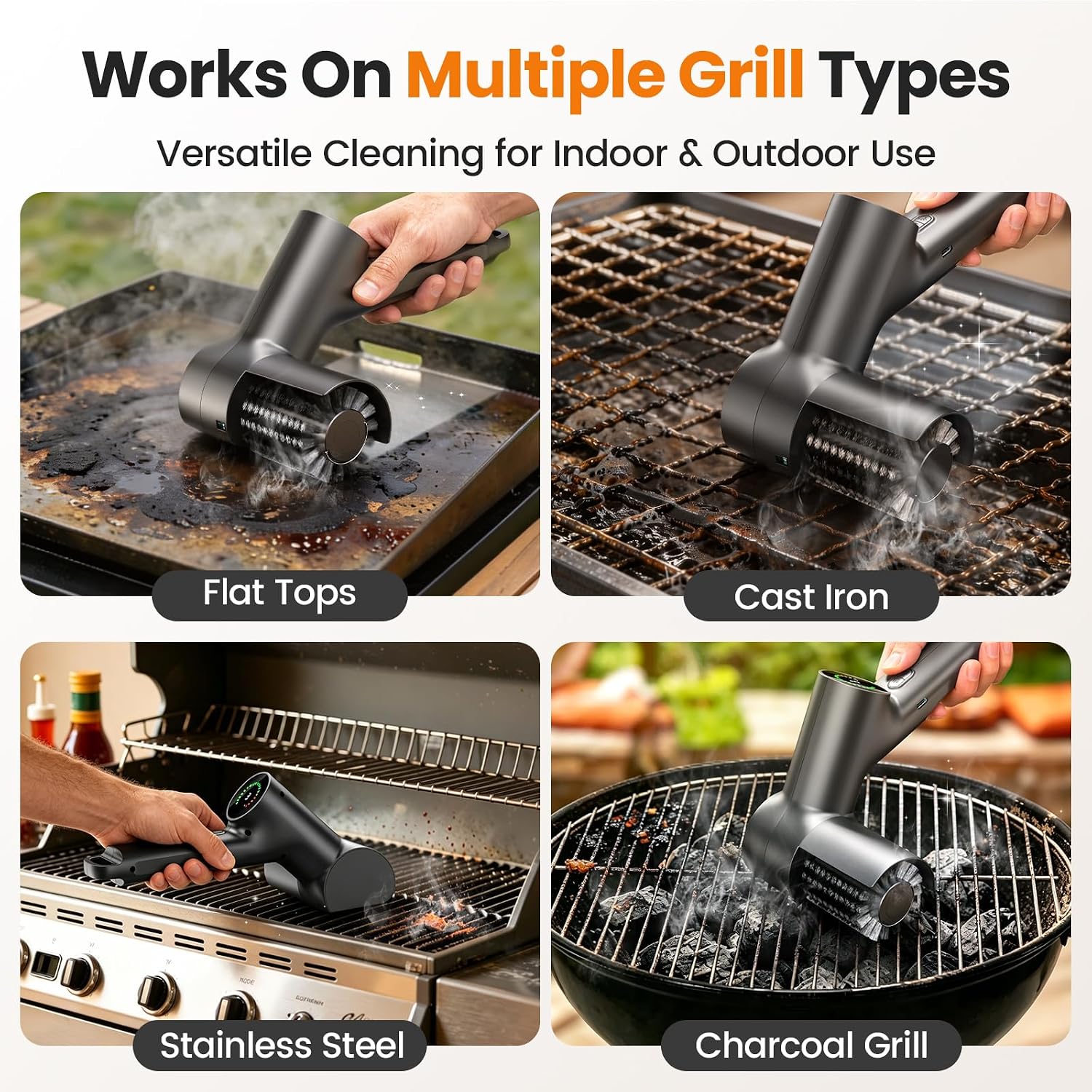 Detalle de Electric Grill Brush, 3-Speed