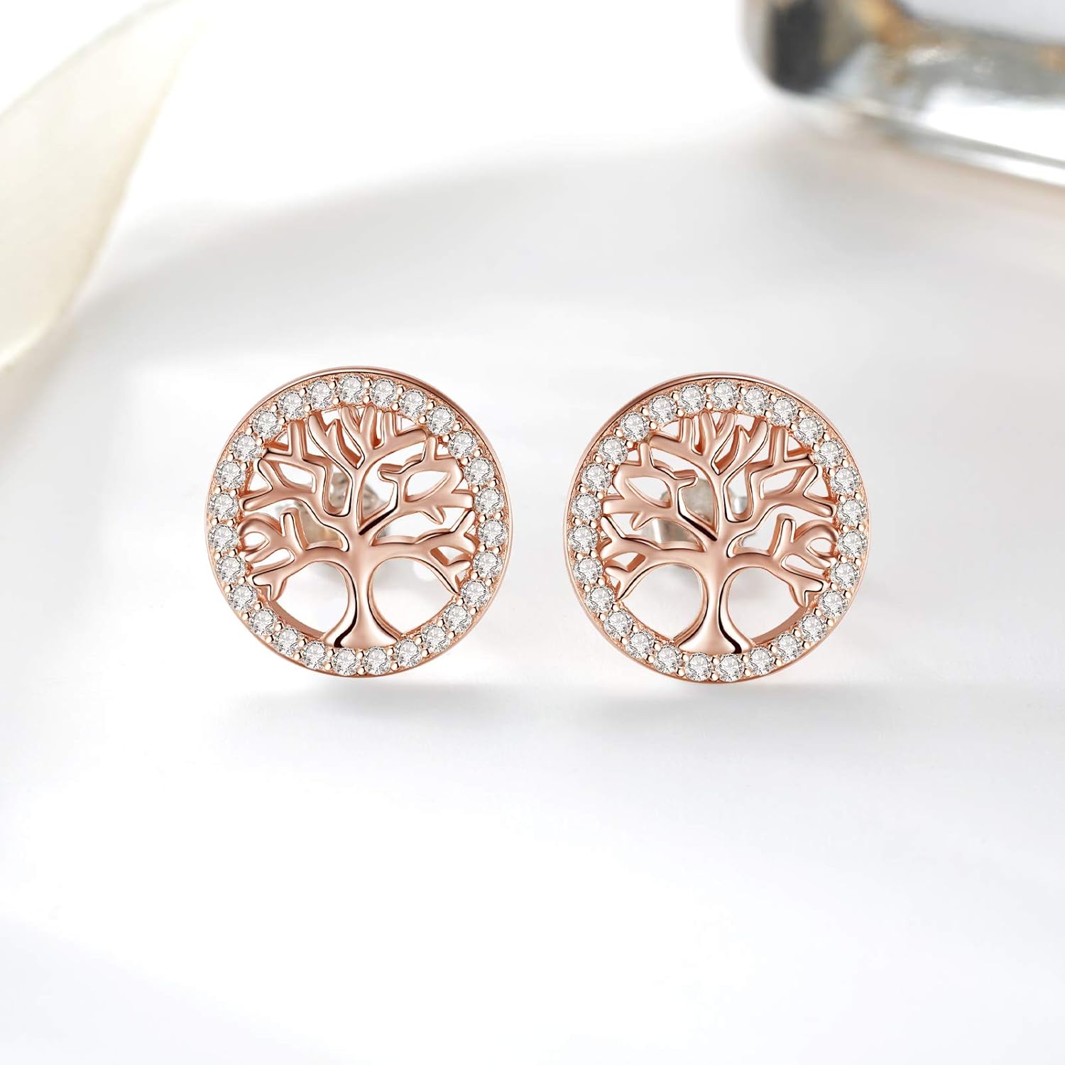 Thumbnail 4 de Jrêveinfini Lebensbaum Ohrringe Sterling Silber 12 mm