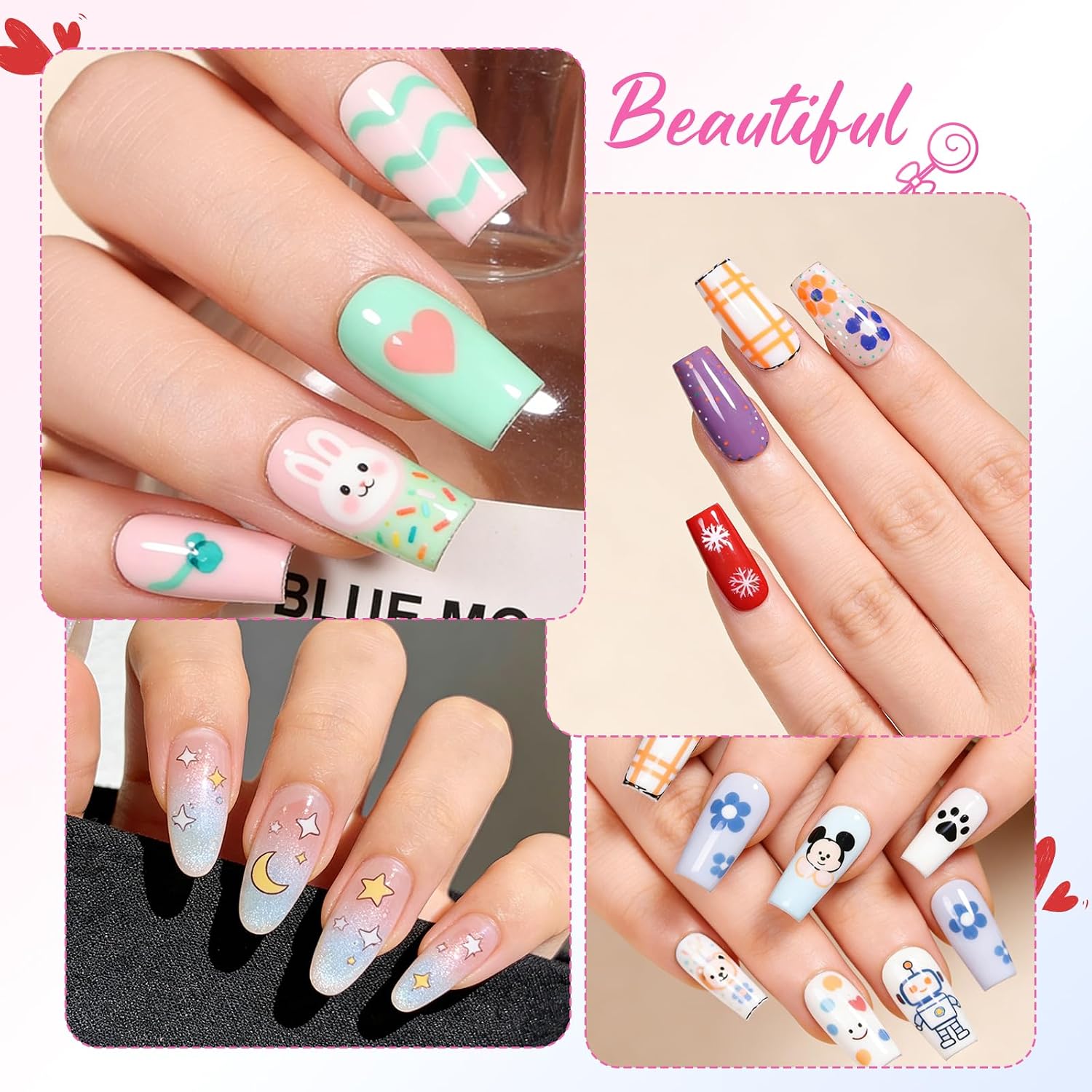 Thumbnail 6 de 12 Farben Nagellackstift Set für Nail Art