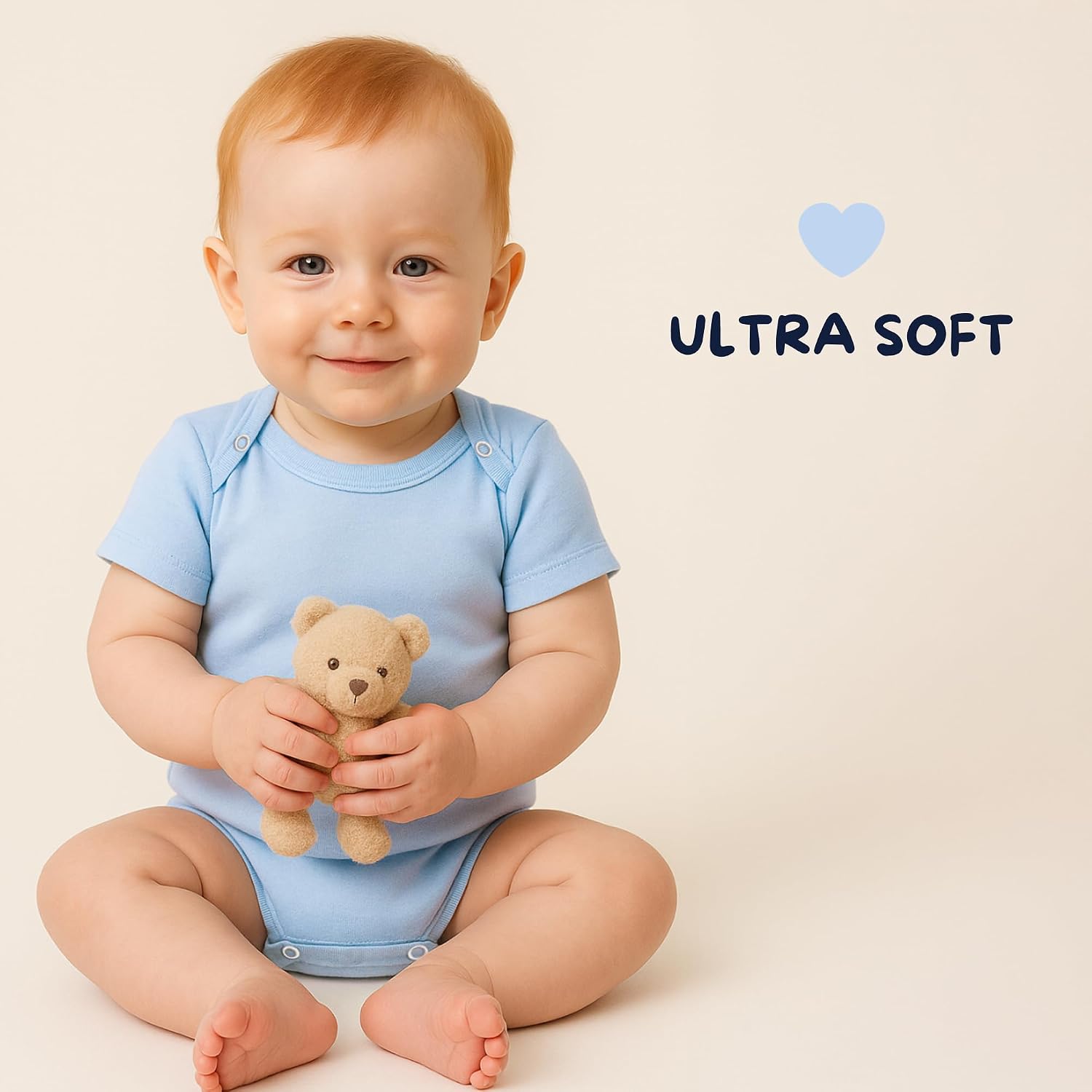 Thumbnail 5 de rise&Raba Baby Bodysuit 3 Pack (0–4 Years) in 100% Organic Cotton – Half Sleeve Unisex Onesies
