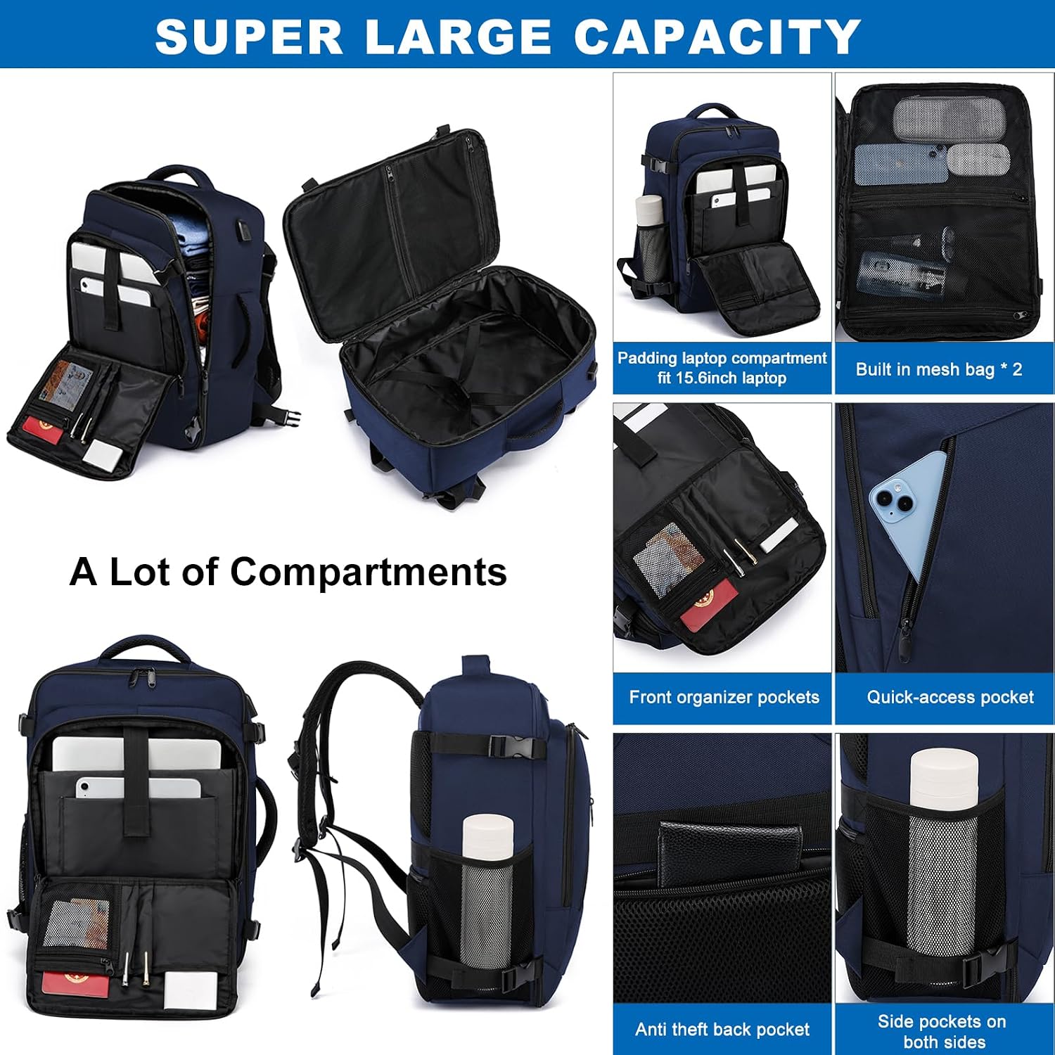 Detalle de Easyjet Handgepäck Rucksack 45x36x20