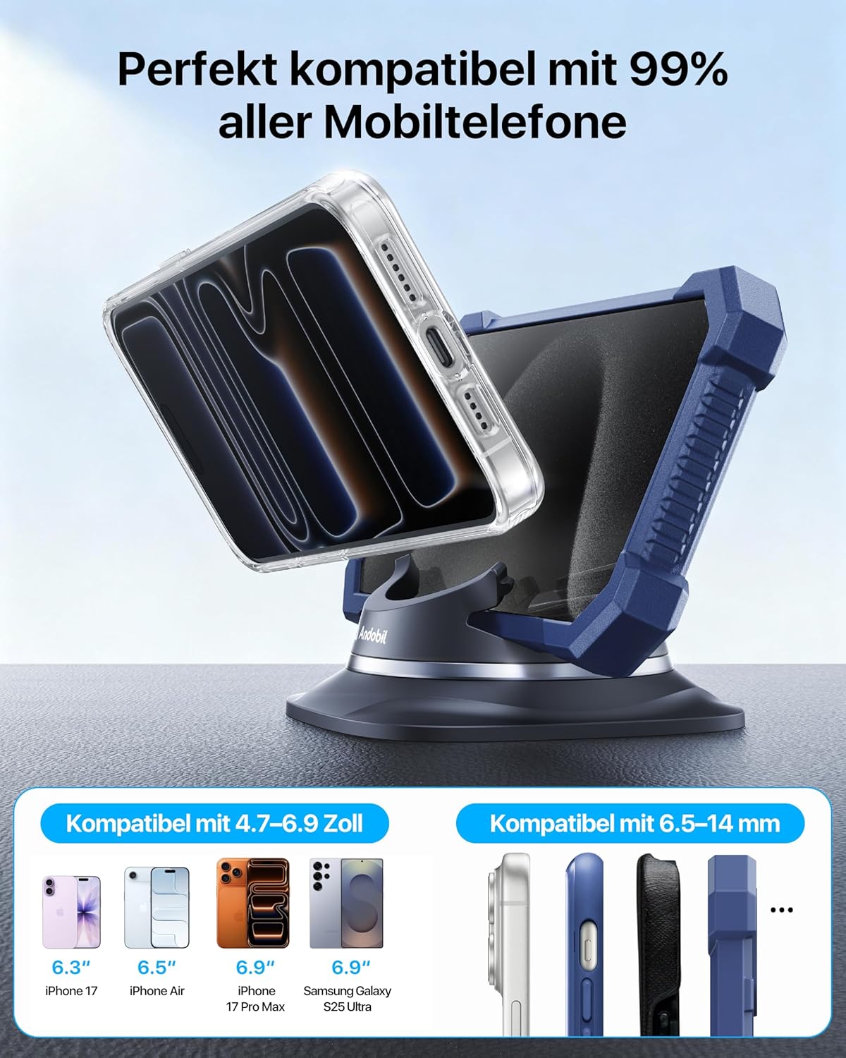 Thumbnail 6 de andobil 2026 Upgrade Handyhalterung Auto 360°