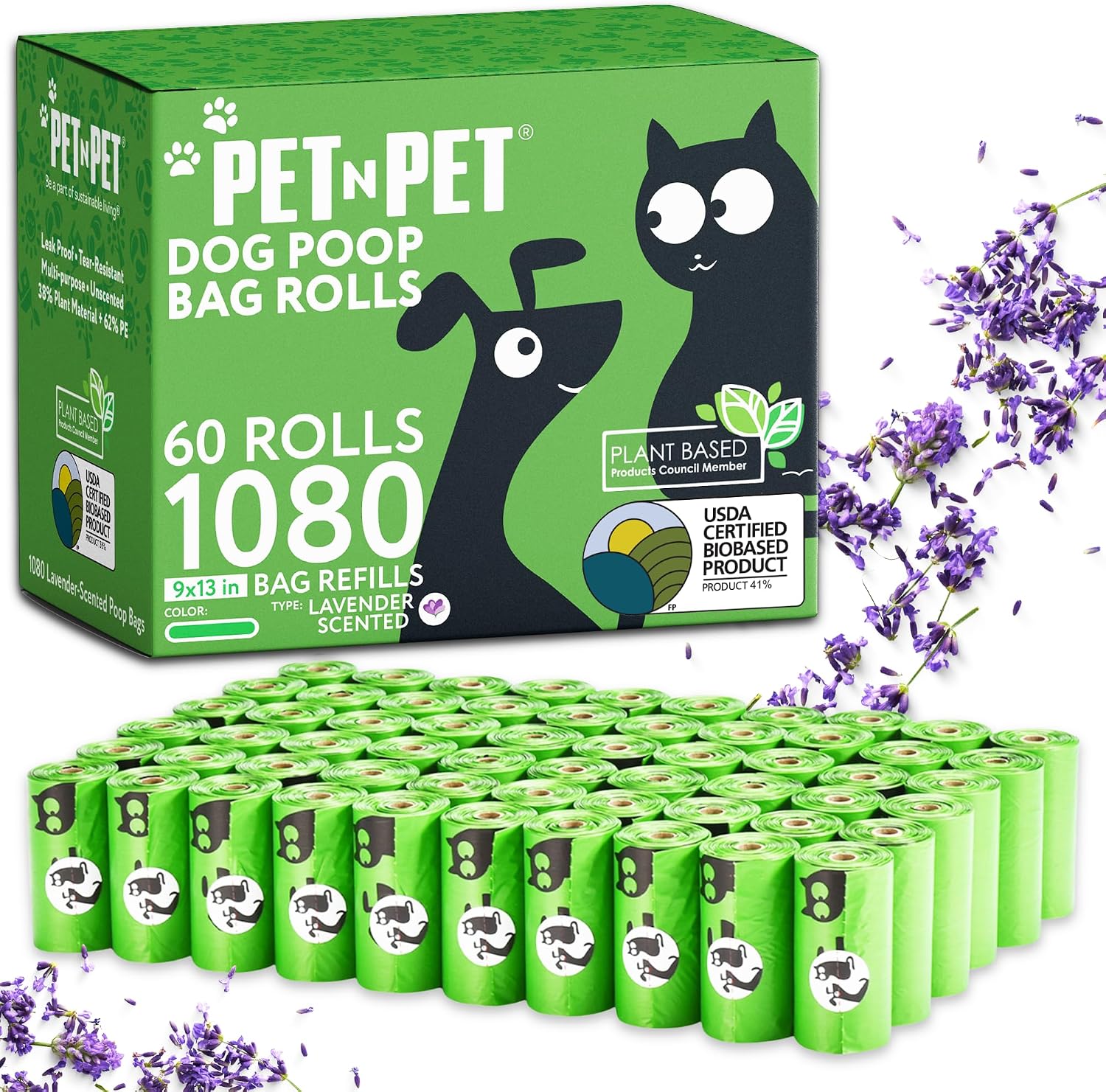 Detalle de PET N PET 1080 Count Poo Bags 9x13