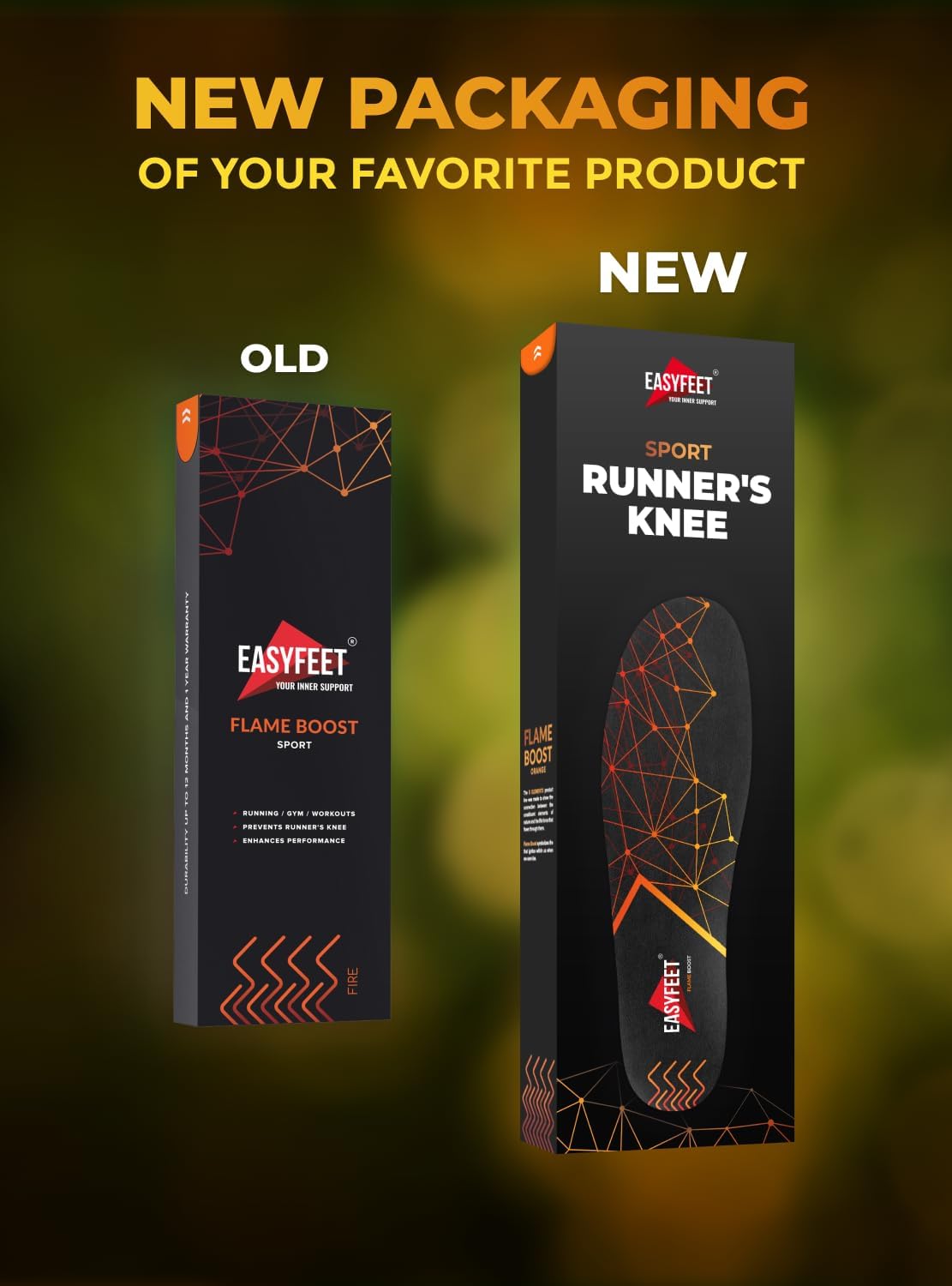 Thumbnail 6 de Flame Boost Running Athletic Shoe Insoles: Arch Support, Shock Absorption, and All‑Season Sport Comfort