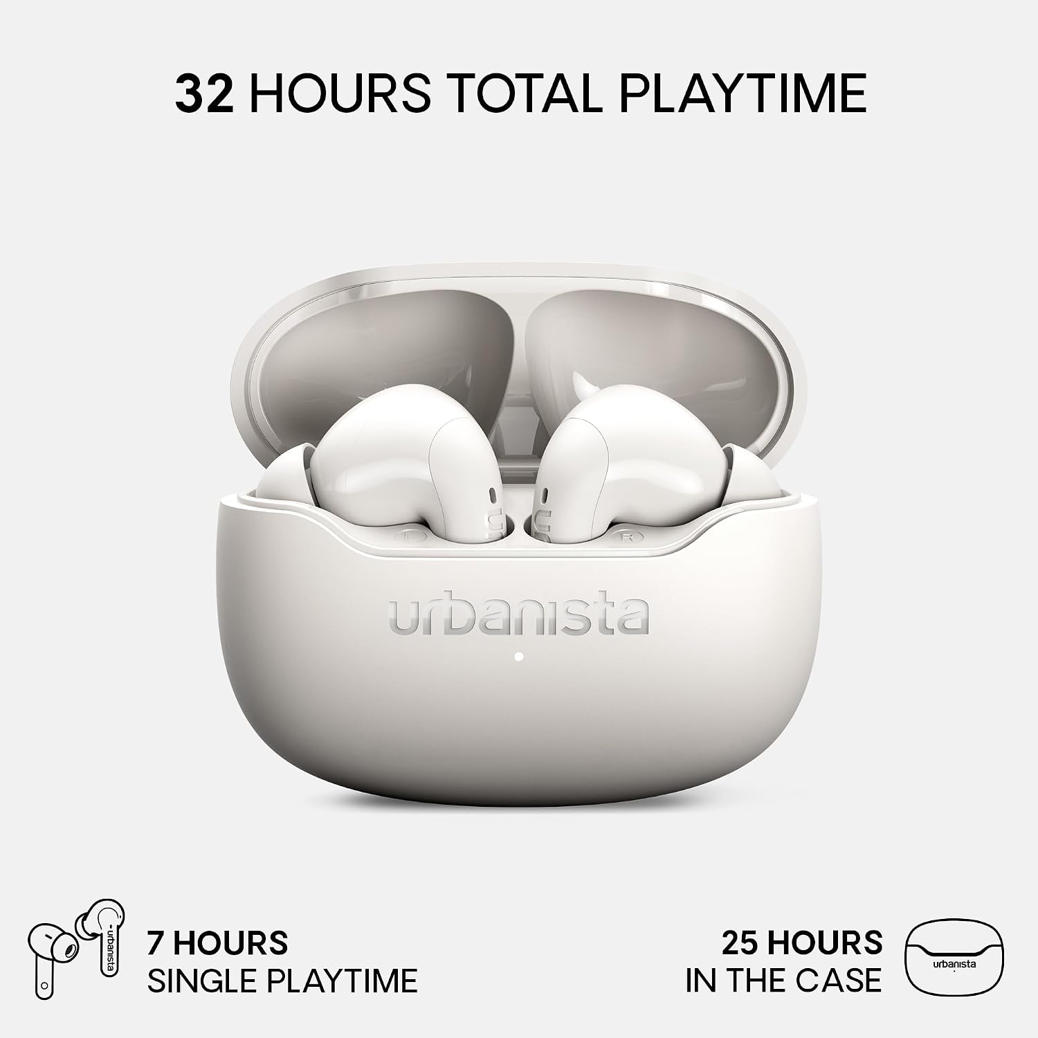 Thumbnail 5 de Urbanista Active Noise Cancelling Wireless Earbuds: ANC, 32H Playtime and Multipoint