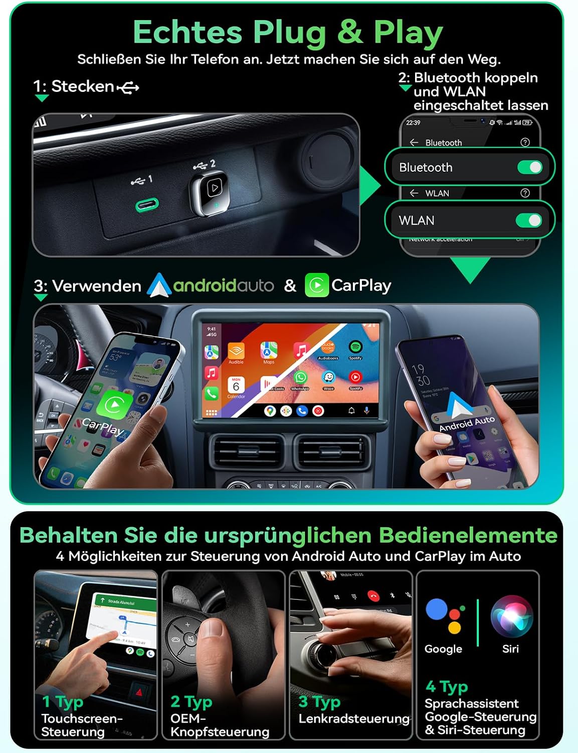 Thumbnail 5 de Mavlou C3020B Wireless Adapter 2,6 cm