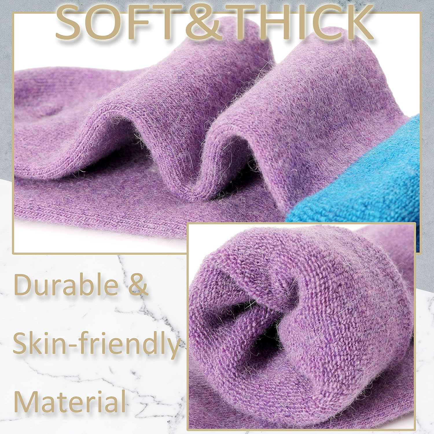 Detalle 1 de EBMORE Merino Wool Thermal Socks 5 Pairs