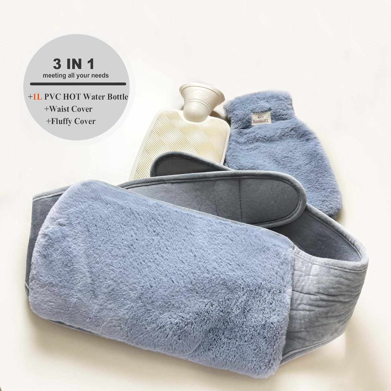 Detalle de Bonilife Hot Water Bottle Belt 1L