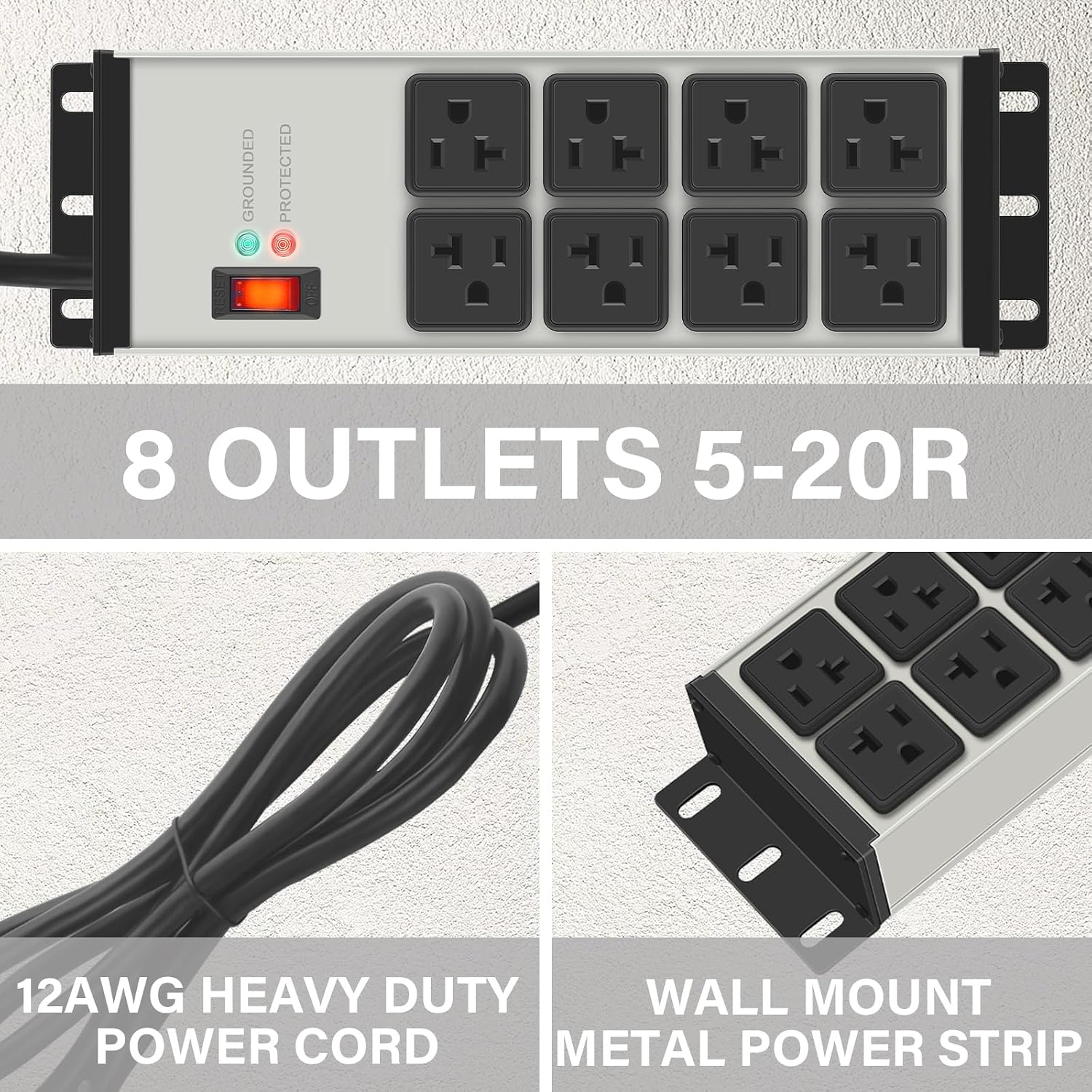 Detalle de CCCEI Power Strip 12 Gauge