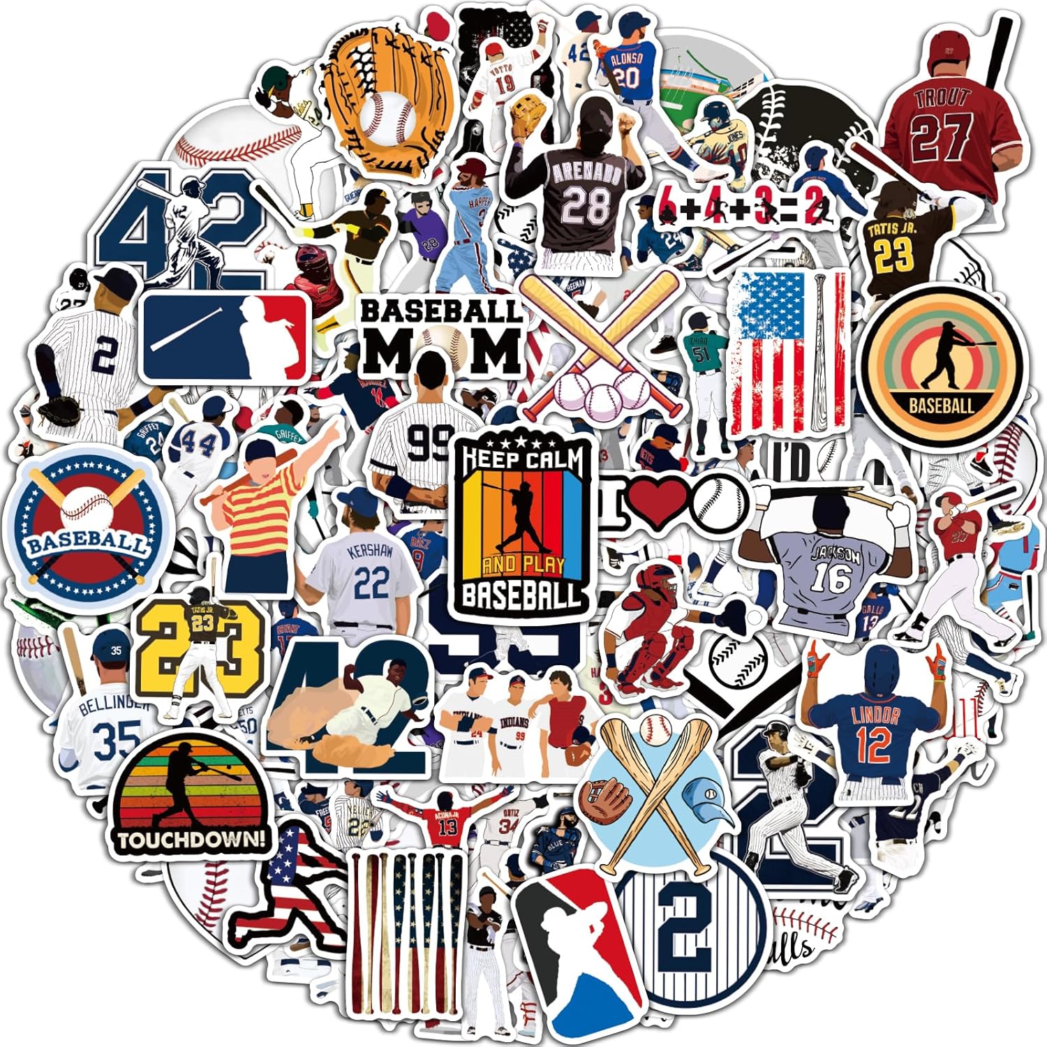 Thumbnail 6 de pcnearty 300-Piece Sports Sticker Set for Kids (Waterproof Vinyl)