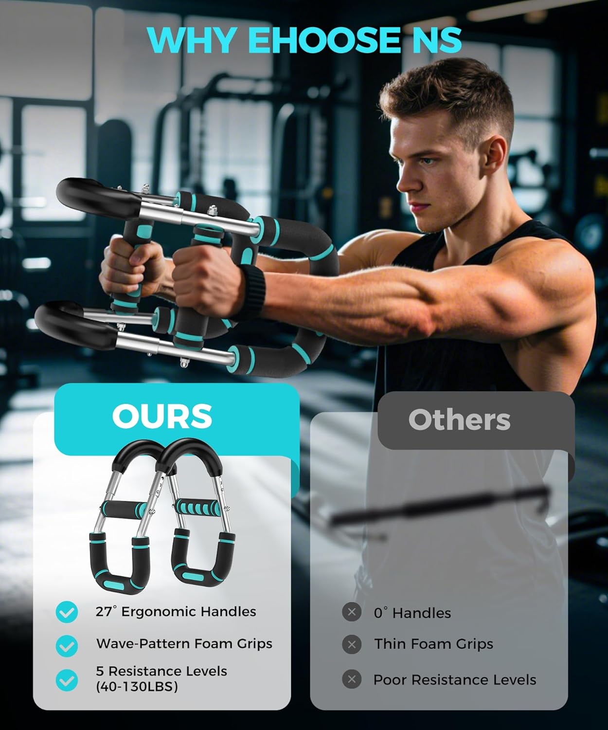 Thumbnail 5 de RENRUI Twister Arm Trainer 40–130 lbs 🏋