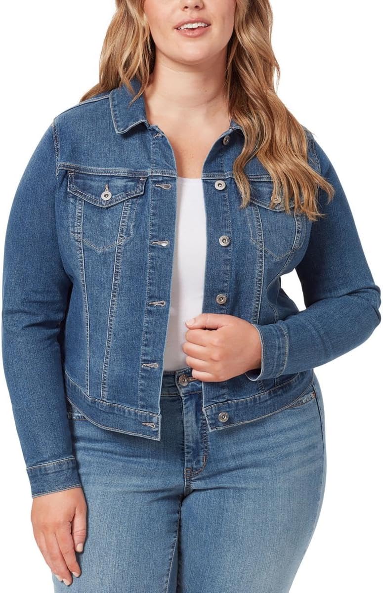 Detalle de Jessica Simpson Pixie cropped jean jacket
